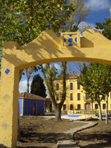 Entrada al balneario